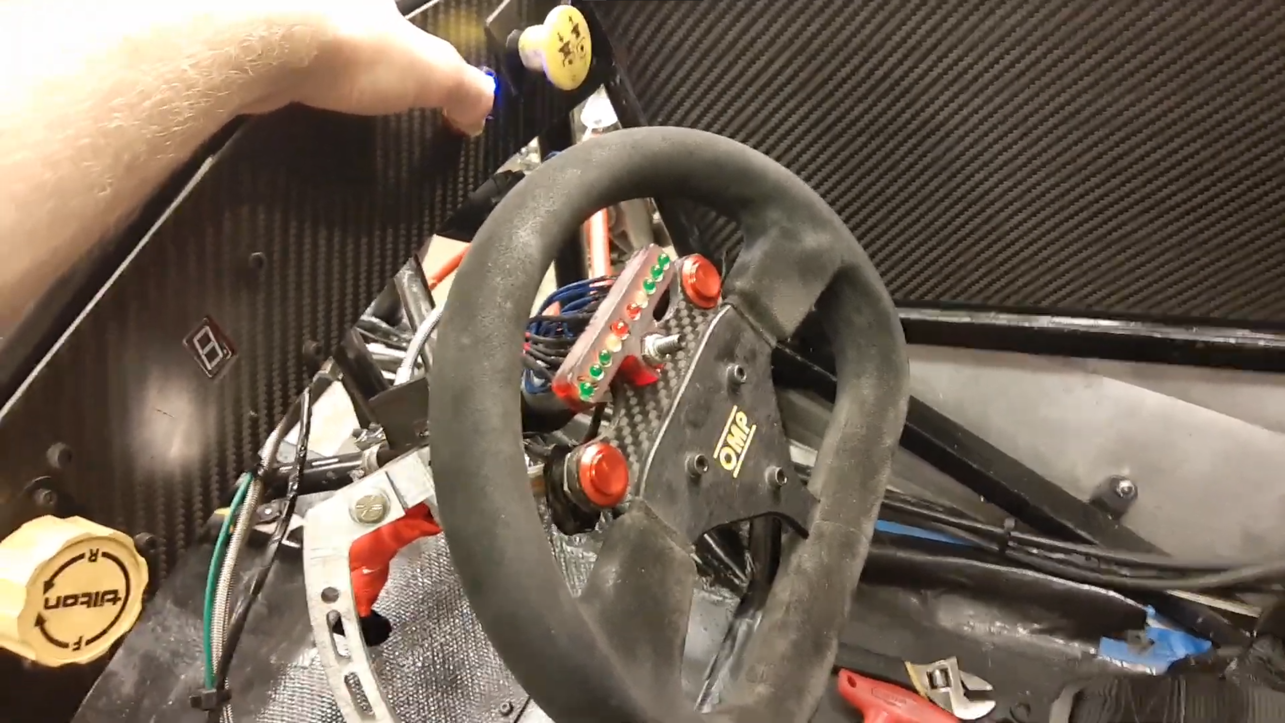 Driver cockpit with initial design