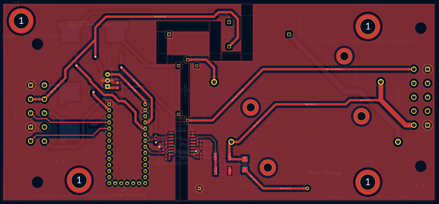 Precharge PCB layout