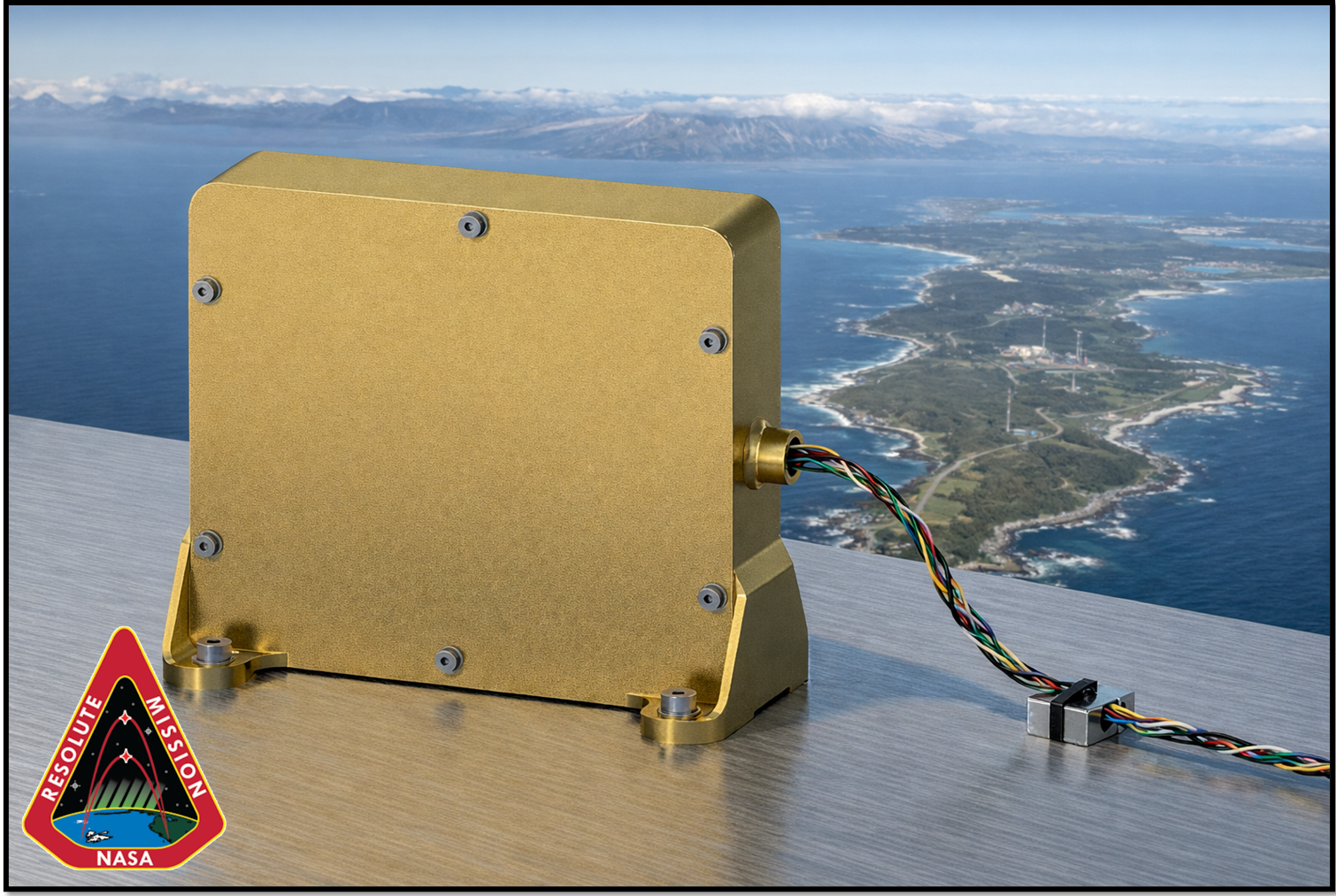 Final model of completed magnetometer array prototype